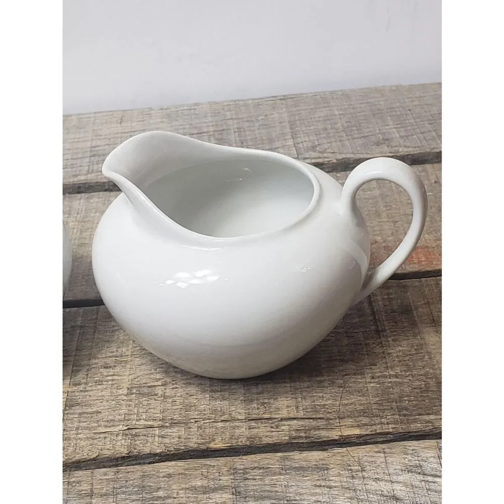 MCM SCHONWALD Germany Sugar & Creamer Set White Porcelain